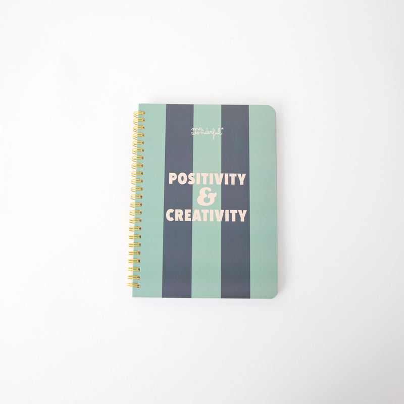Caderno A5 - Positivity & Creativity