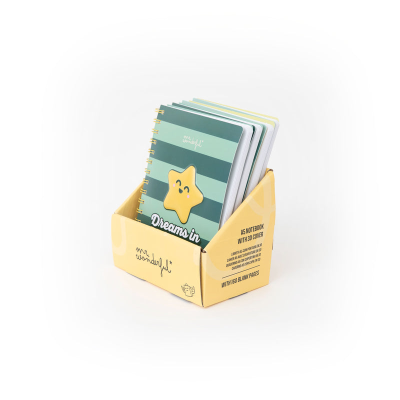Caderno A5 3D - Estrela