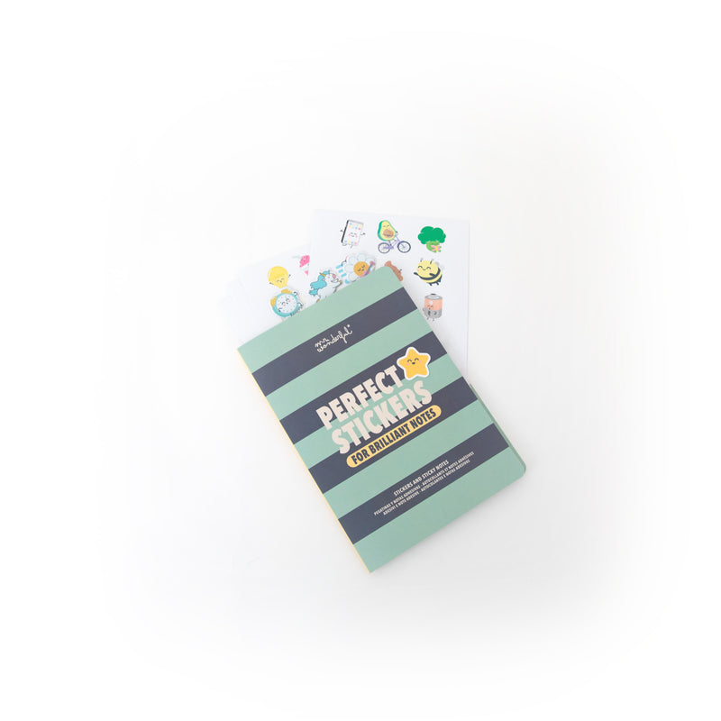 Conjunto Autocolantes E Notas Adesivas