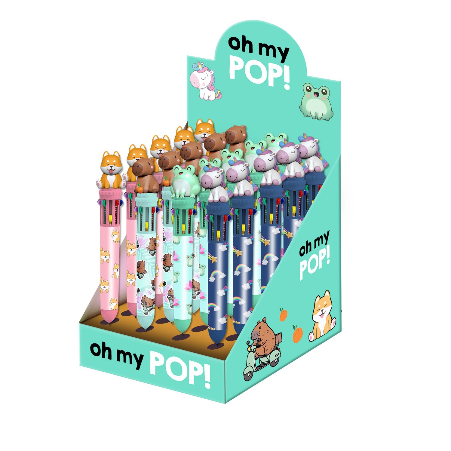 Caneta 10 Cores - Omp!