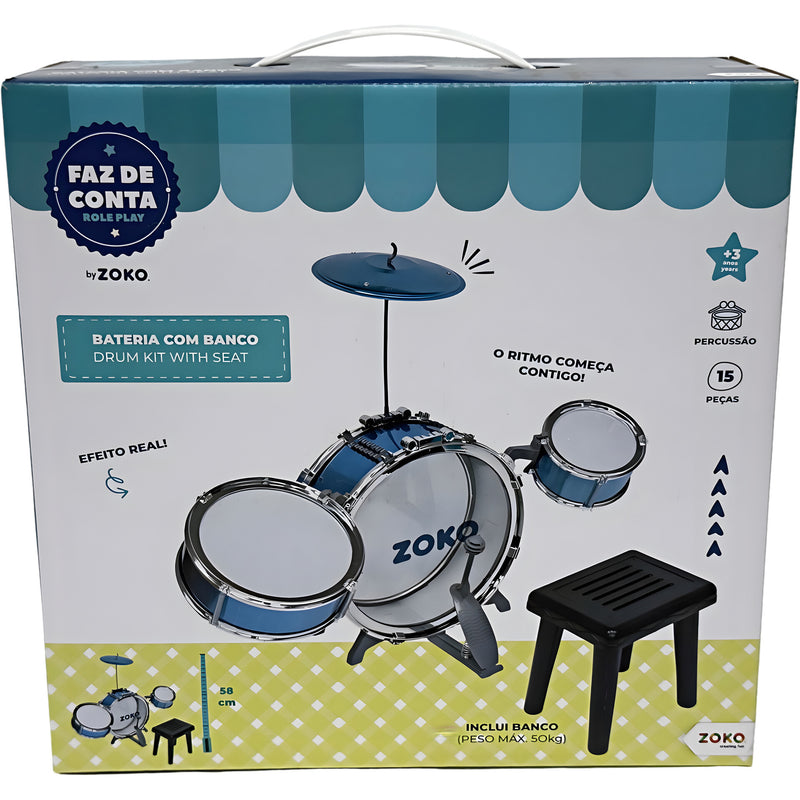 Faz Conta - Bateria Com Banco