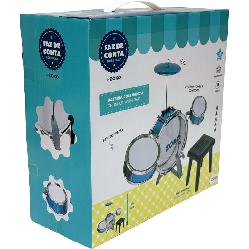 Faz Conta - Bateria Com Banco