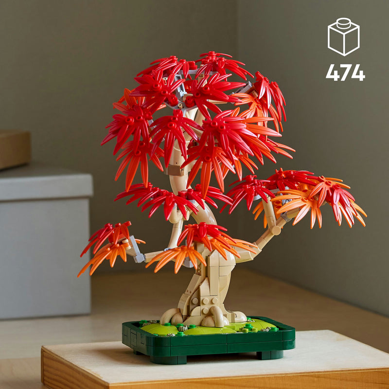 Bonsai De Bordo Vermelho Japonês Lego