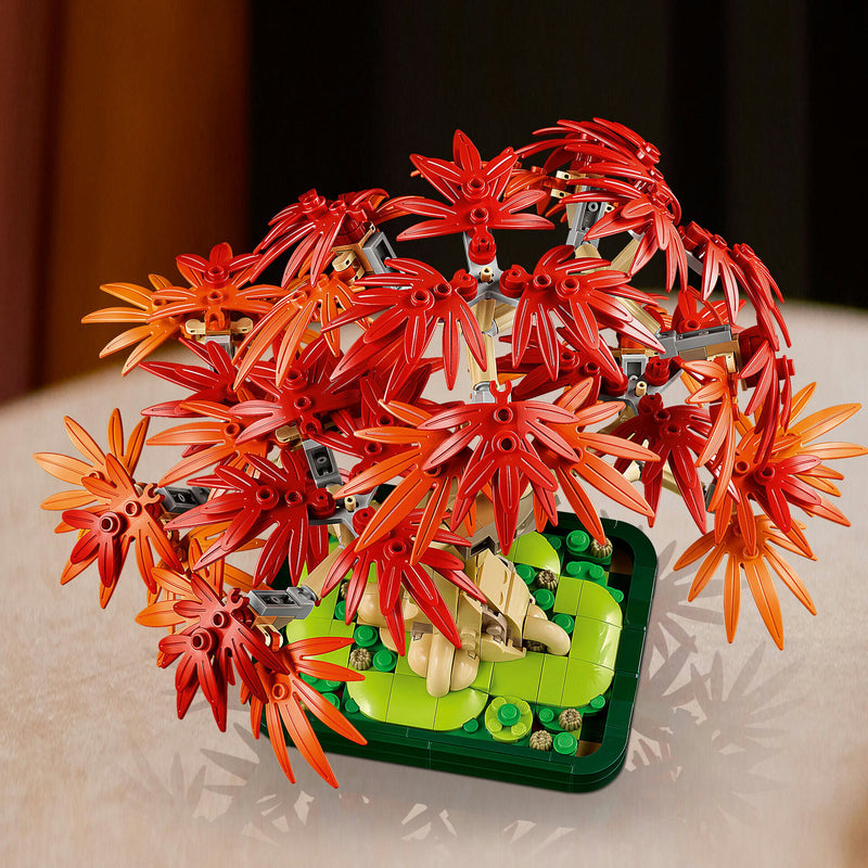 Bonsai De Bordo Vermelho Japonês Lego