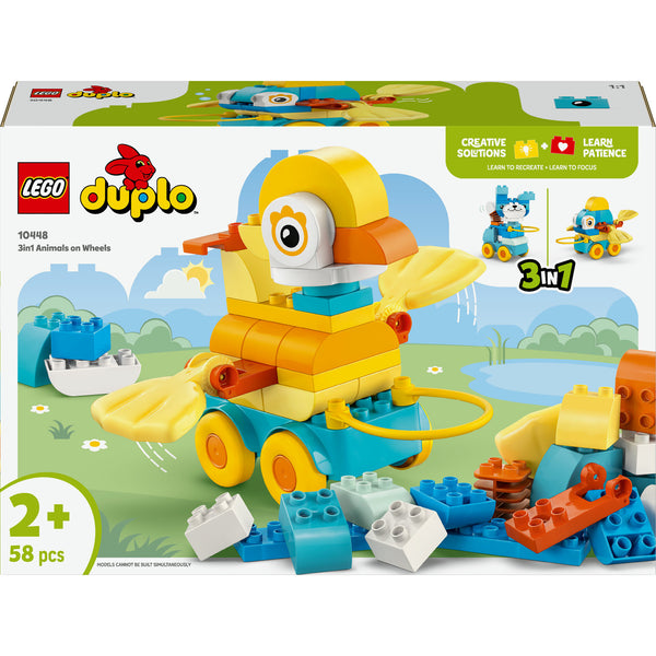 Animais Sobre Rodas 3Em1 Lego-Duplo