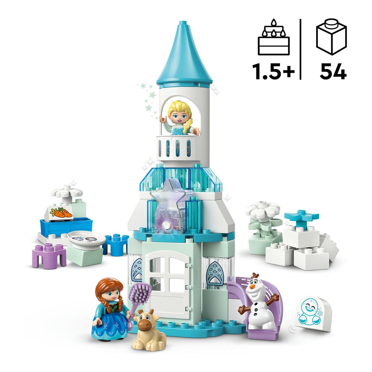 LEGO Duplo - Festa no Castelo Gelado da Elsa e da Anna - 10455