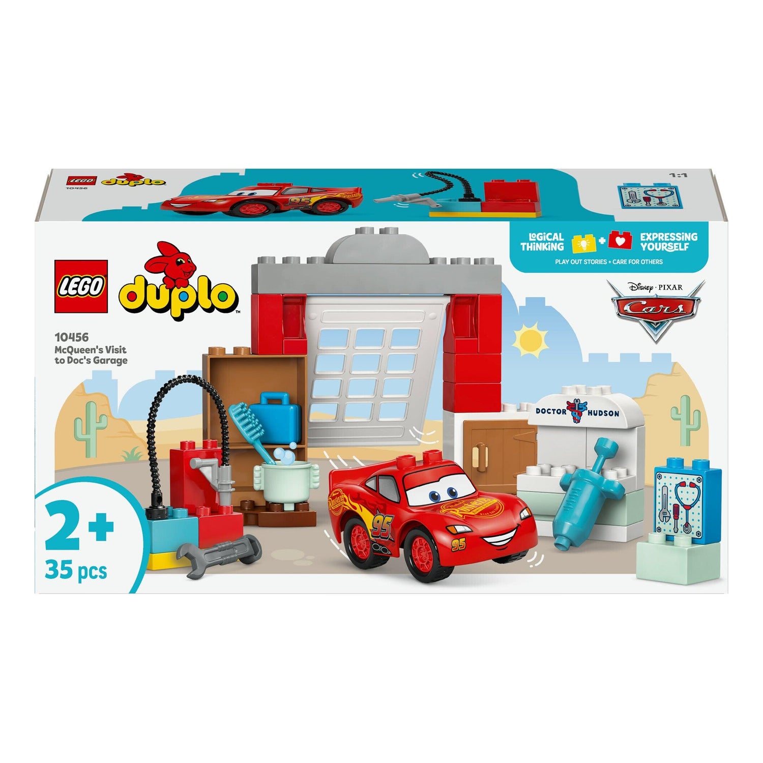 LEGO Duplo - Visita do McQueen à Garagem do Doc - 10456