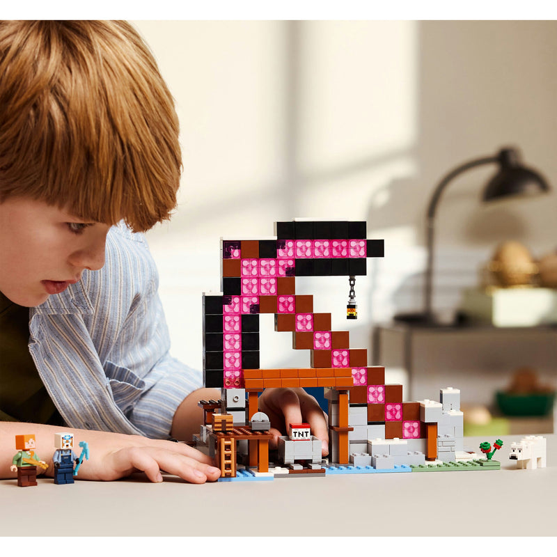 A Mina Picareta Lego-Minecraft