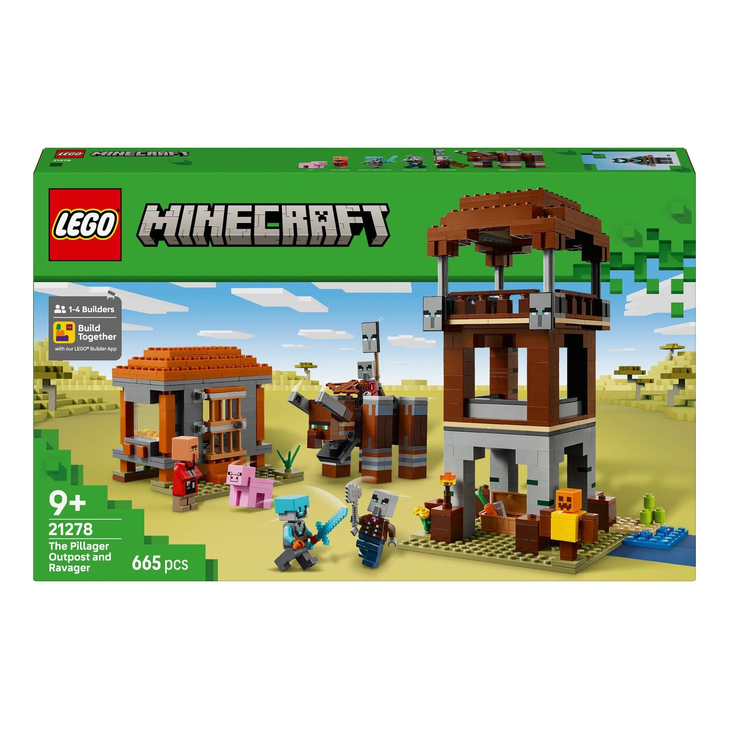 LEGO Minecraft - O Posto Avançado do Saqueador e Devastador - 21278
