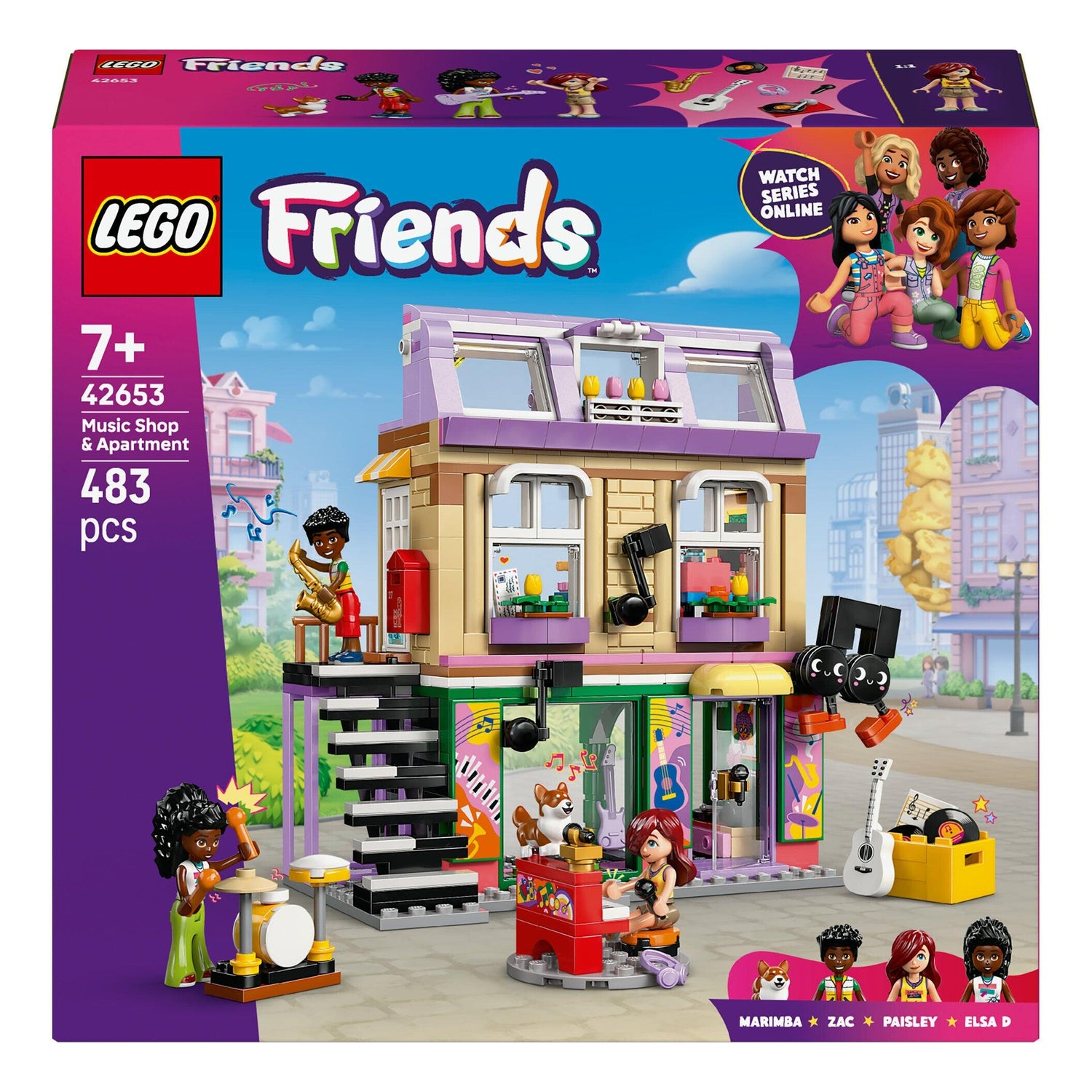 LEGO Friends - Loja de Música e Apartamento - 42653