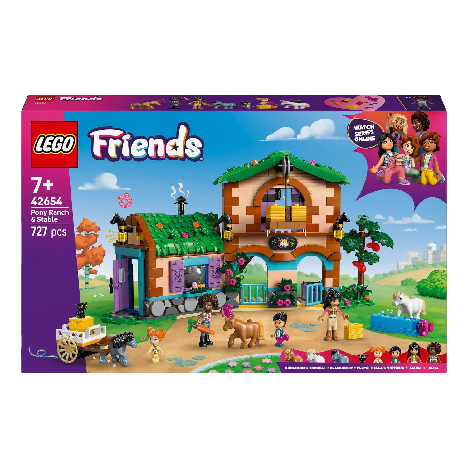 LEGO Friends - Rancho e Estábulo de Póneis - 42654