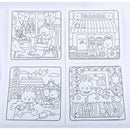 Conjunto 4 Telas 30*30Cm Para Colorir