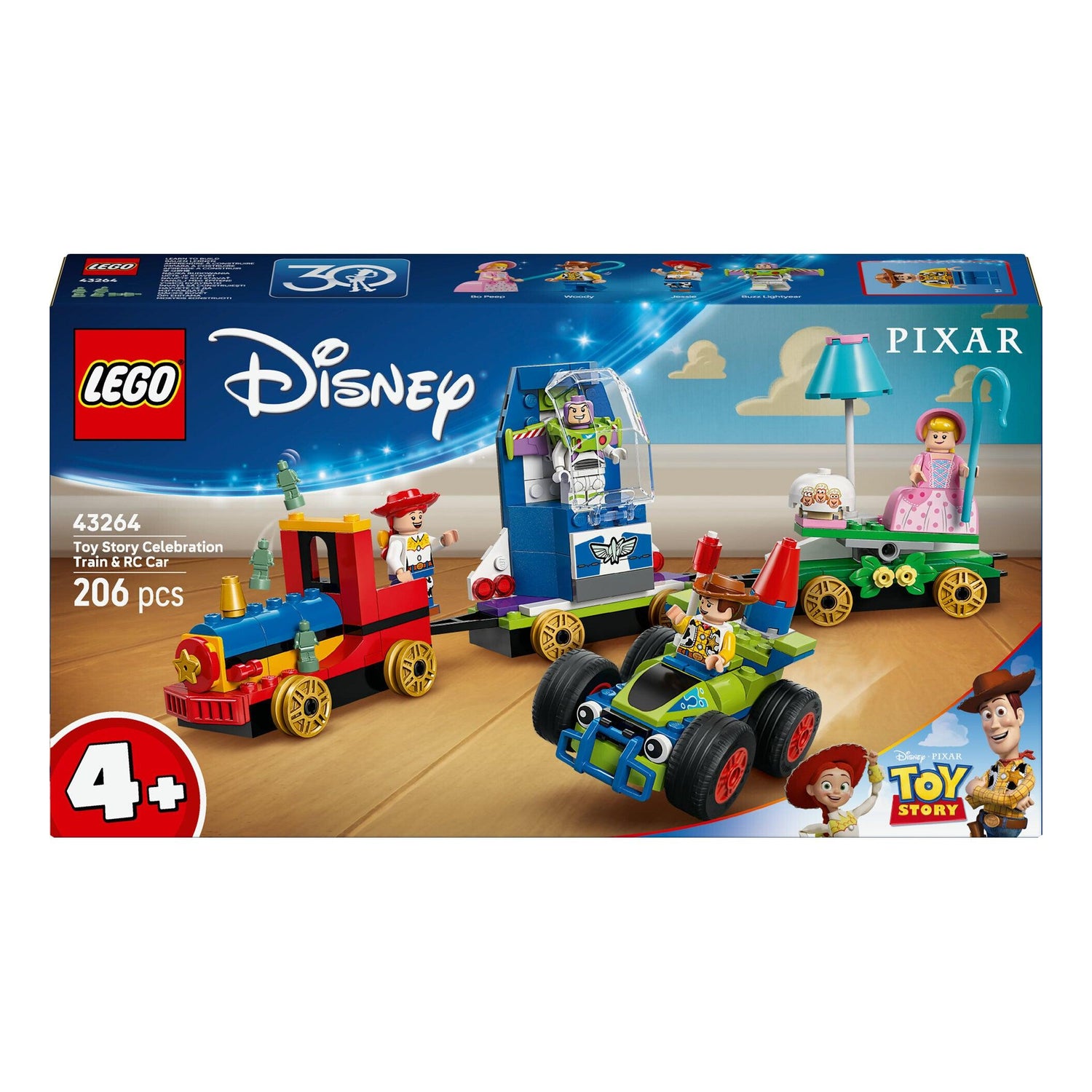 LEGO Disney - Comboio e Carro RC de Celebração de Toy Story - 43264