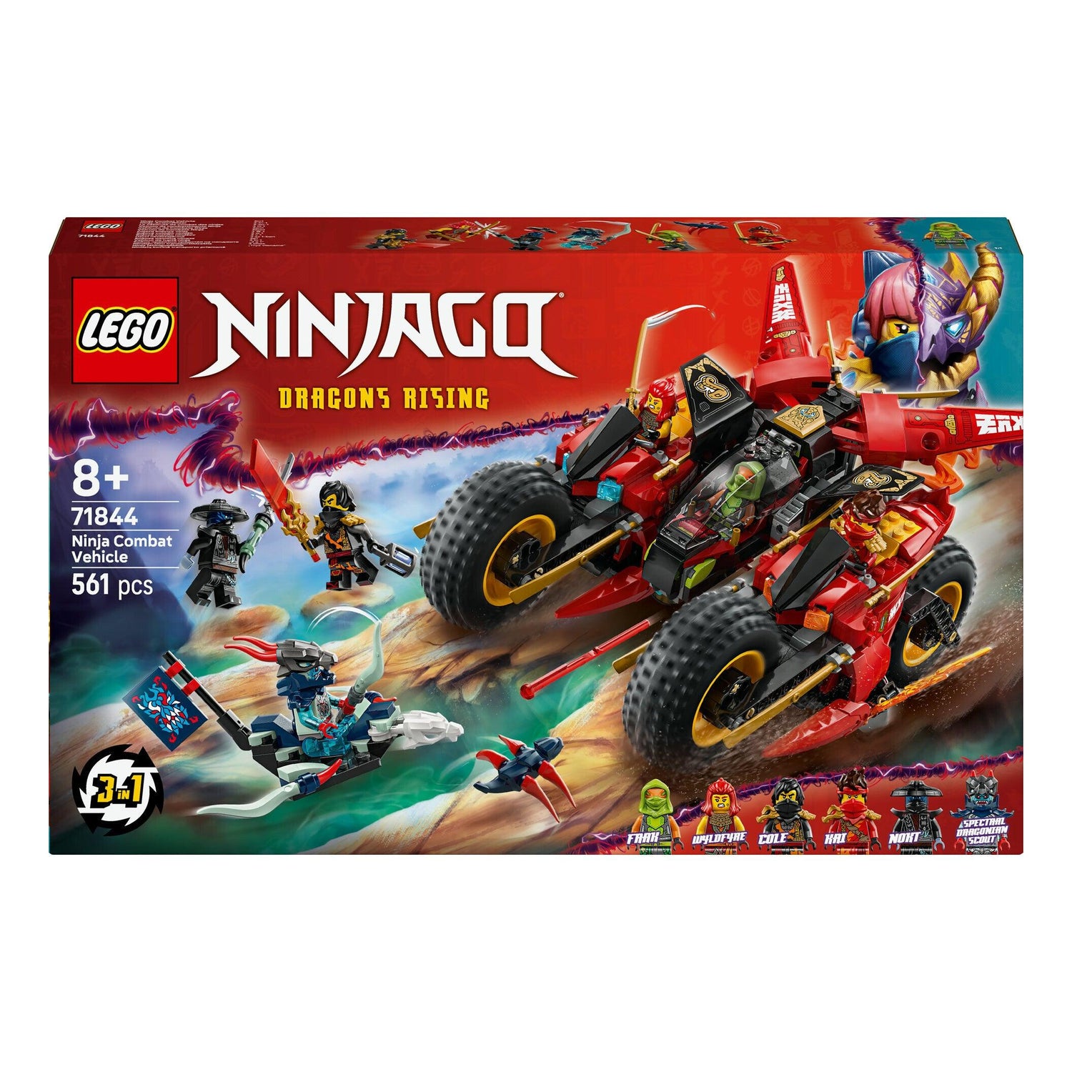LEGO Ninjago - Veículo de Combate Ninja - 71844
