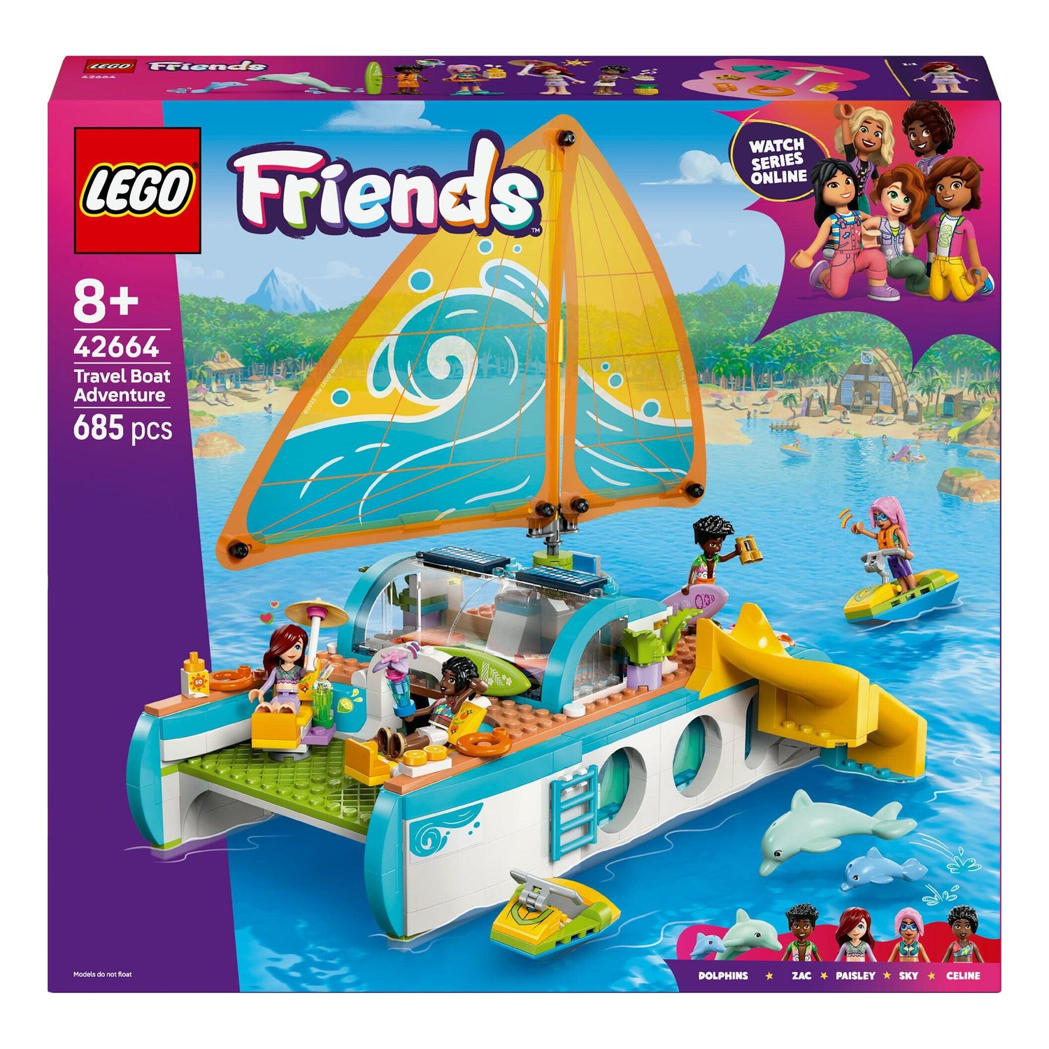 LEGO Friends - Aventura em Viagem de Barco - 42664