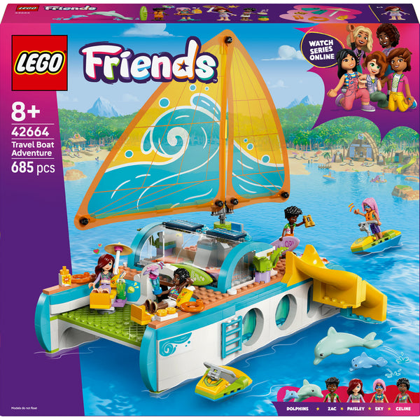 Aventura Em Viagem De Barco Lego-Friends