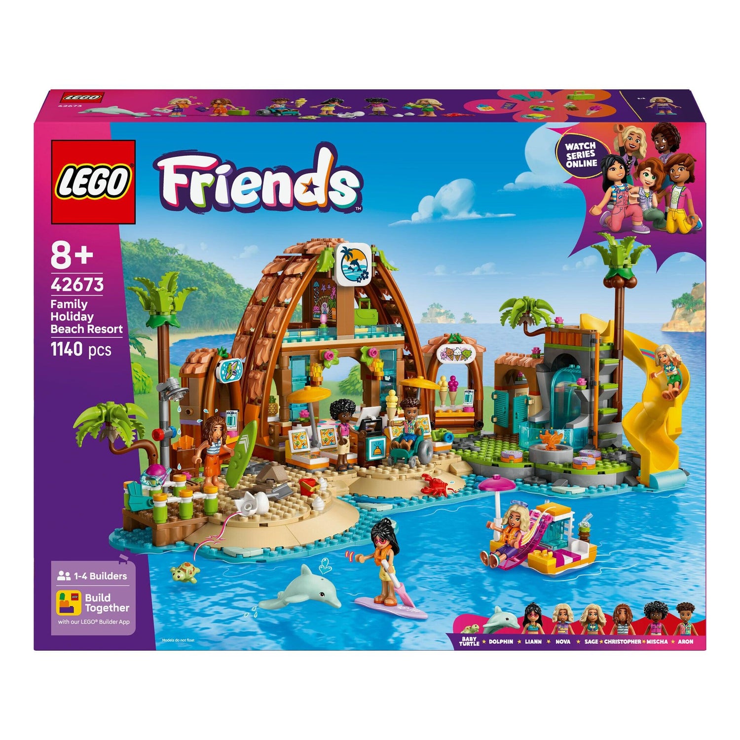 LEGO Friends - Resort de praia de férias em família - 42673