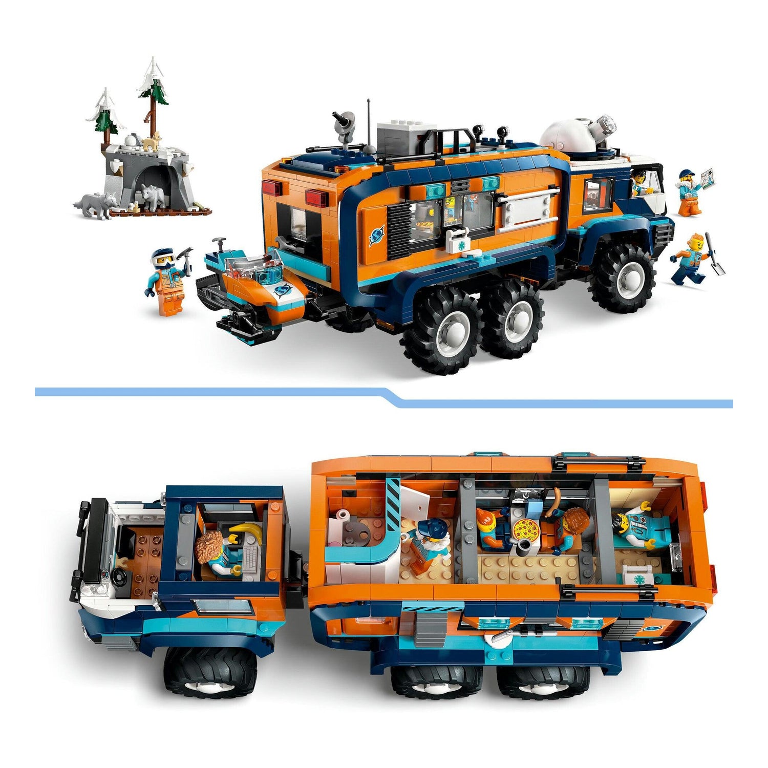 LEGO City - Camião e Laboratório de Exploração Científica do Ártico - 60471