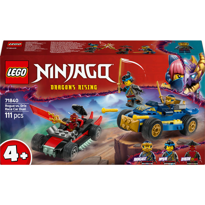 Carros De Corrida Rogue Contra Drix Lego