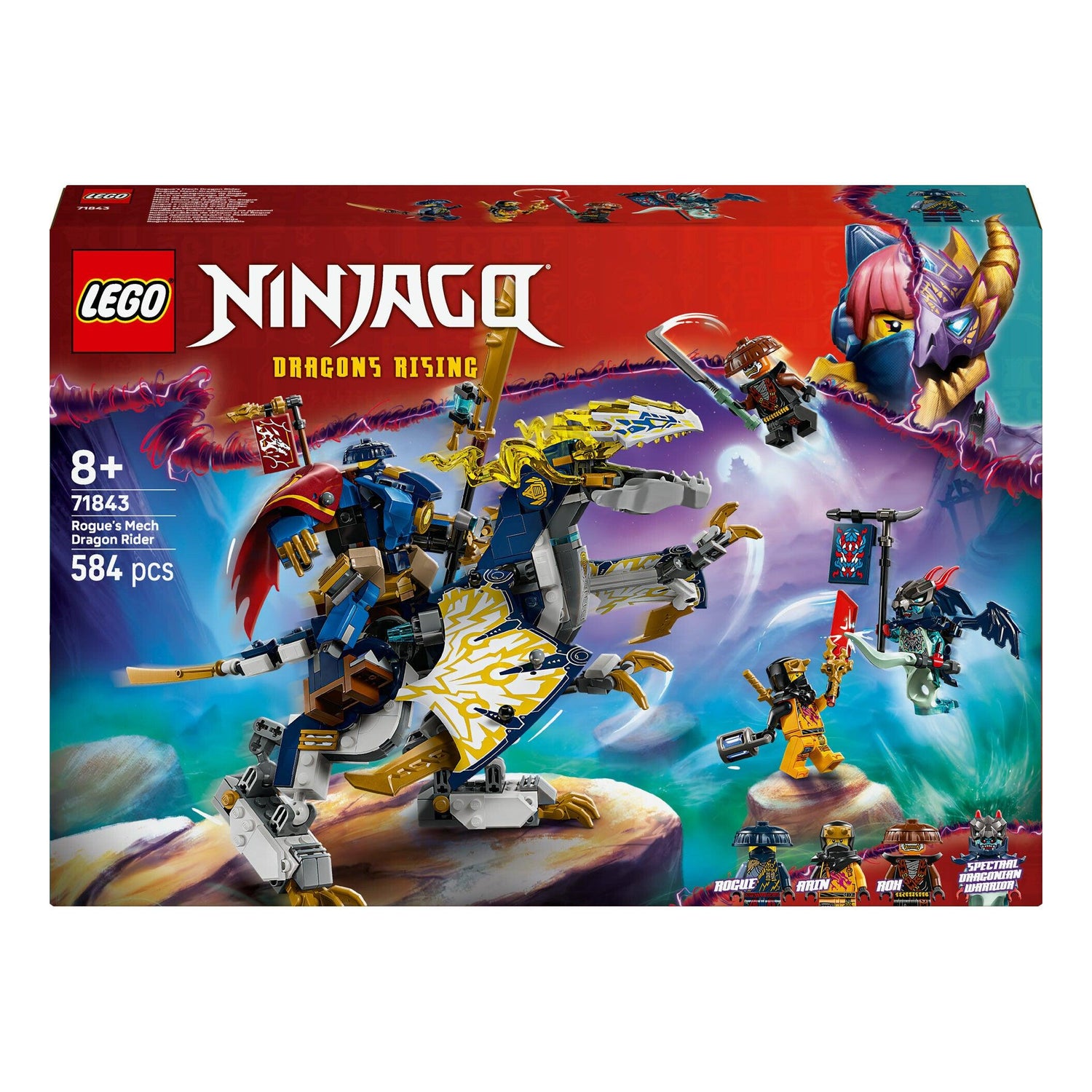 LEGO Ninjago - Mech Piloto de Dragões do Rogue - 71843