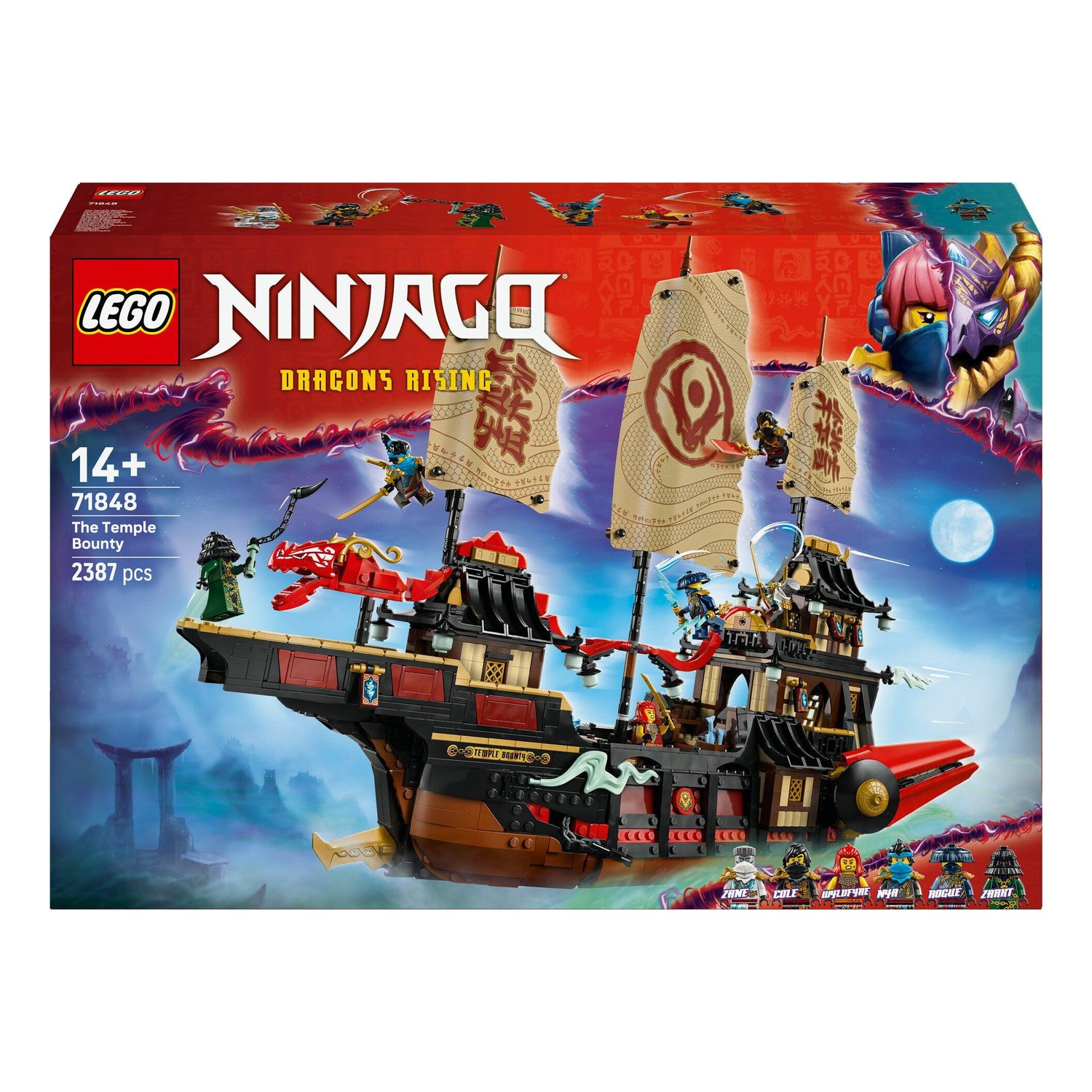 LEGO Ninjago - O Navio Pirata do Templo - 71848
