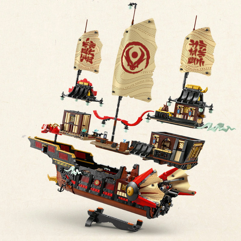 O Navio Pirata Do Templo Lego-Ninjago