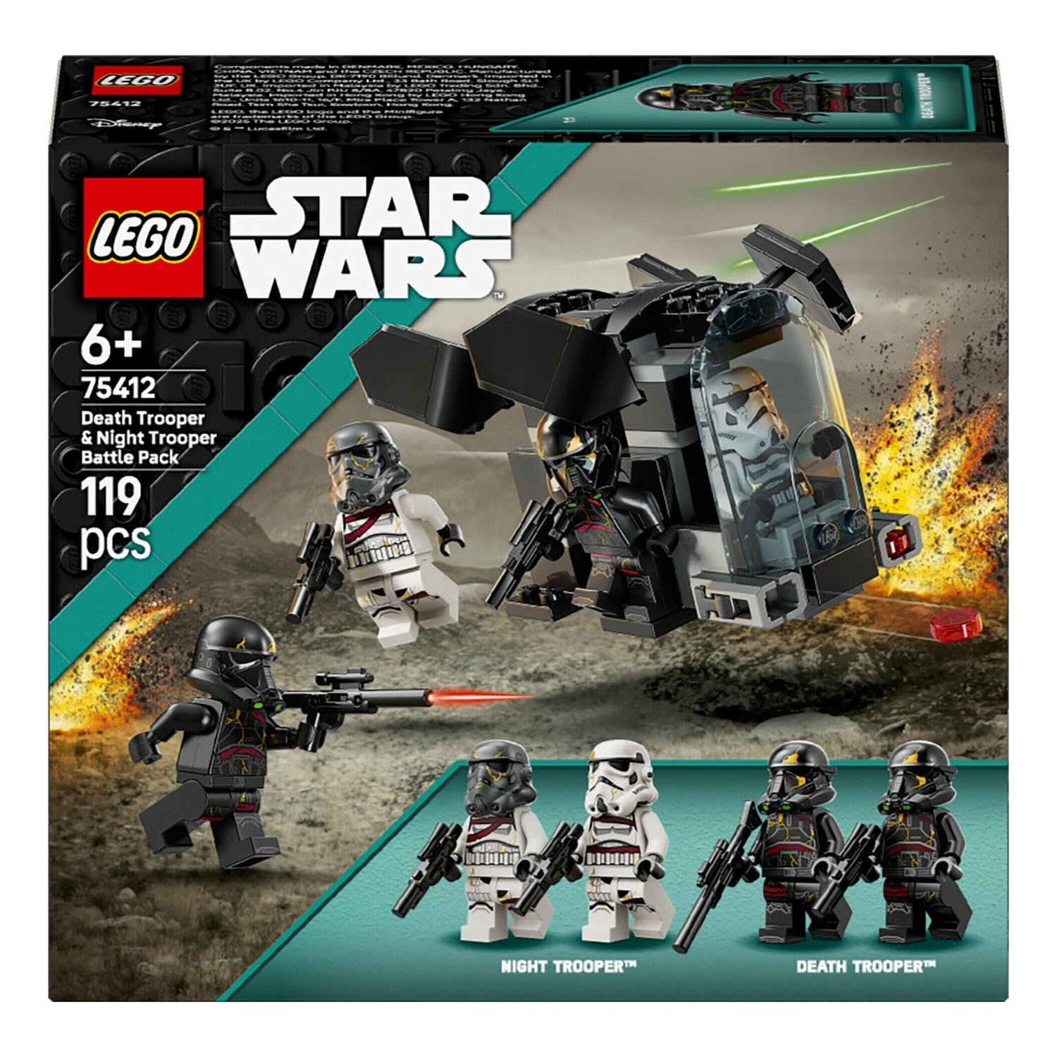 LEGO Star Wars - Pack de Batalha Soldado da Morte e Soldado da Noite - 75412