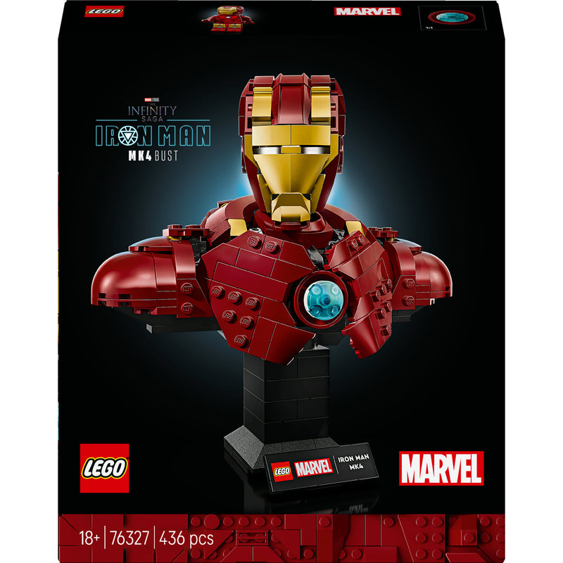Busto Do Iron Man Mk4 Lego-Super Heroes