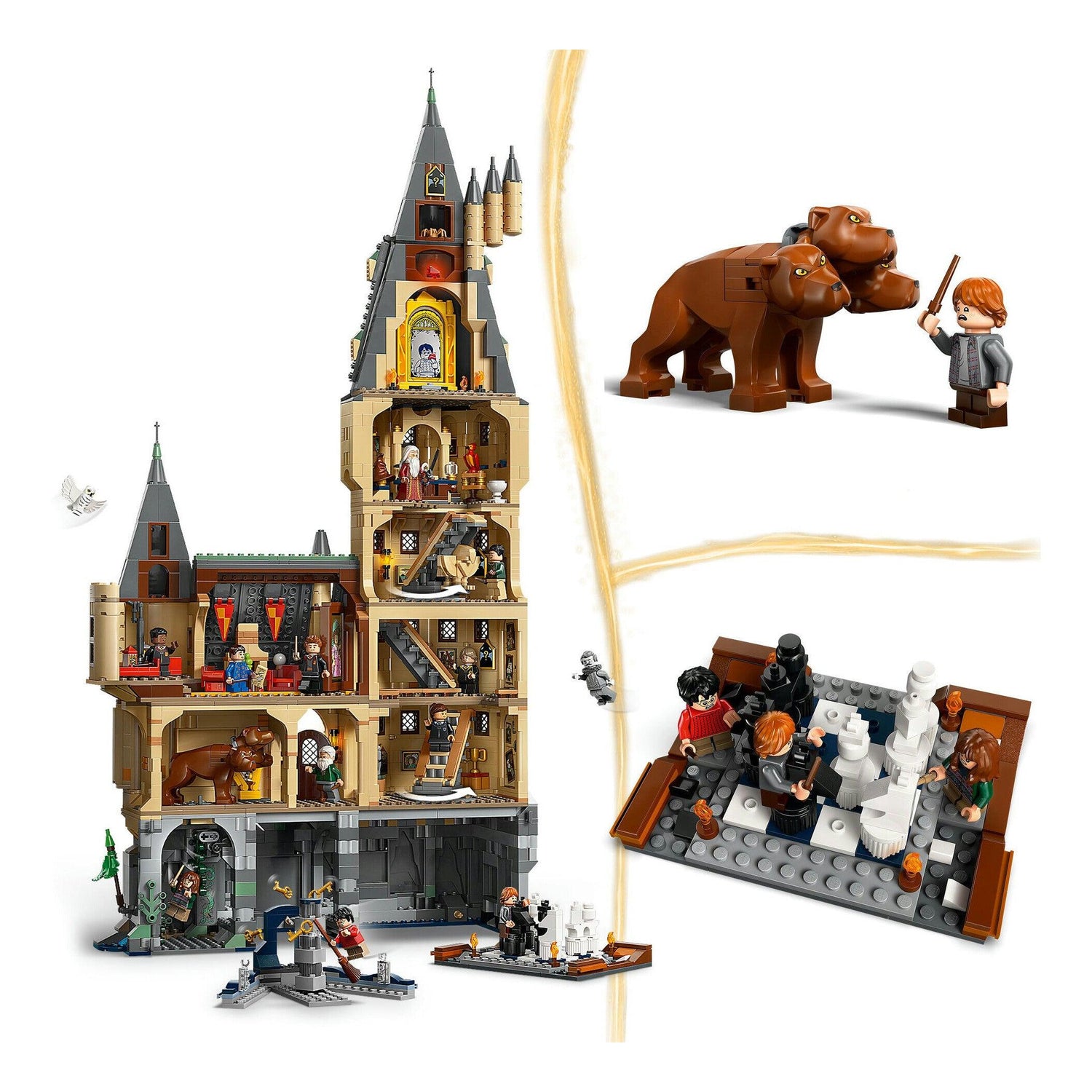 LEGO Harry Potter - O Castelo de Hogwarts: A Torre Principal - 76454