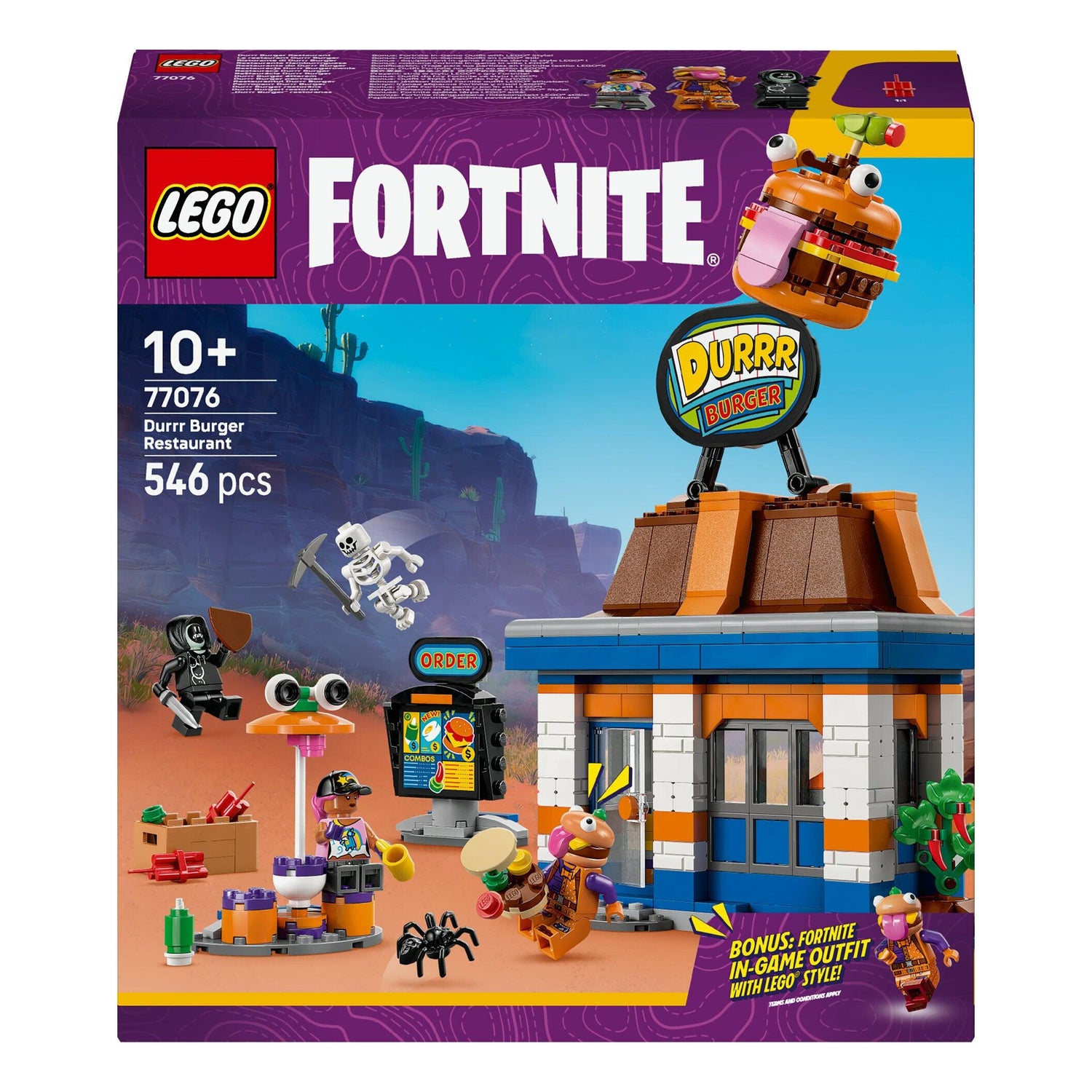 LEGO Fortnite - Restaurante do Durrr Burger - 77076