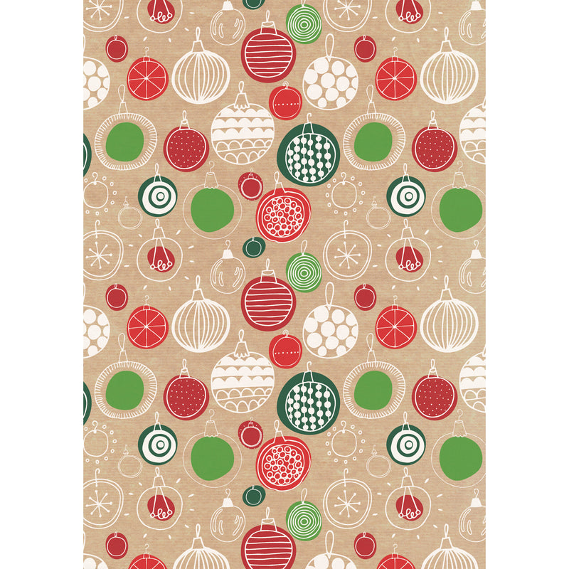 Rolo Papel Embrulho Trad Christmas 200X70