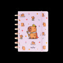 Caderno Inteligente A5 - Capivara Rosa