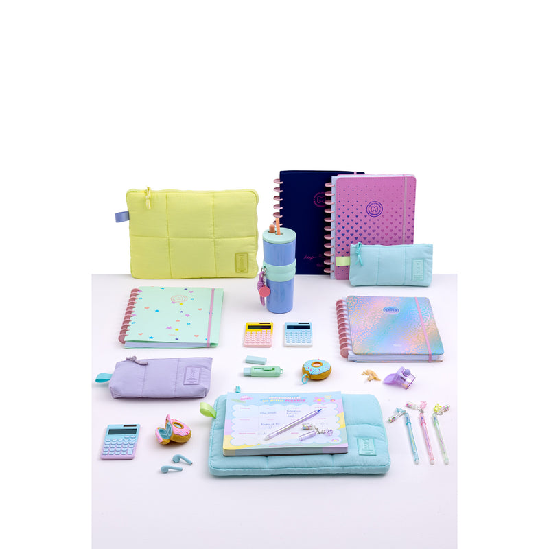 Caderno Disco A4 100 Folhas Pautado Marshmallow