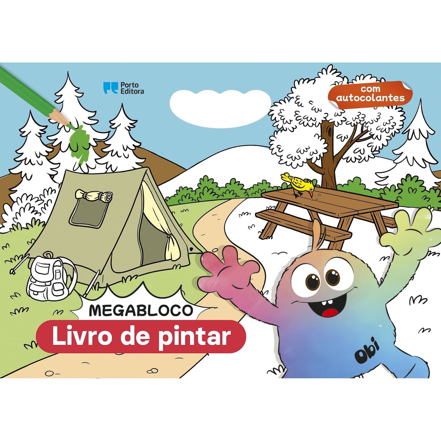 Megabloco: Livro para Pintar do Obi de Lídia Aguiar