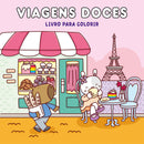 Viagens Doces - Livro para Colorir
