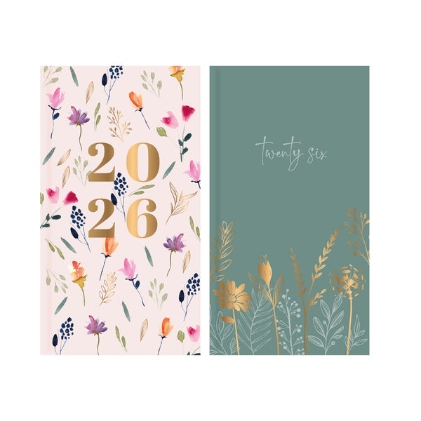 Agenda Fashion Slim 2026 - Sweet Garden