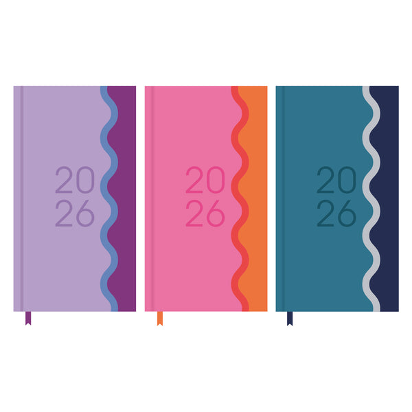 Agenda Fashion Slim 2026 - Bloco De Cor