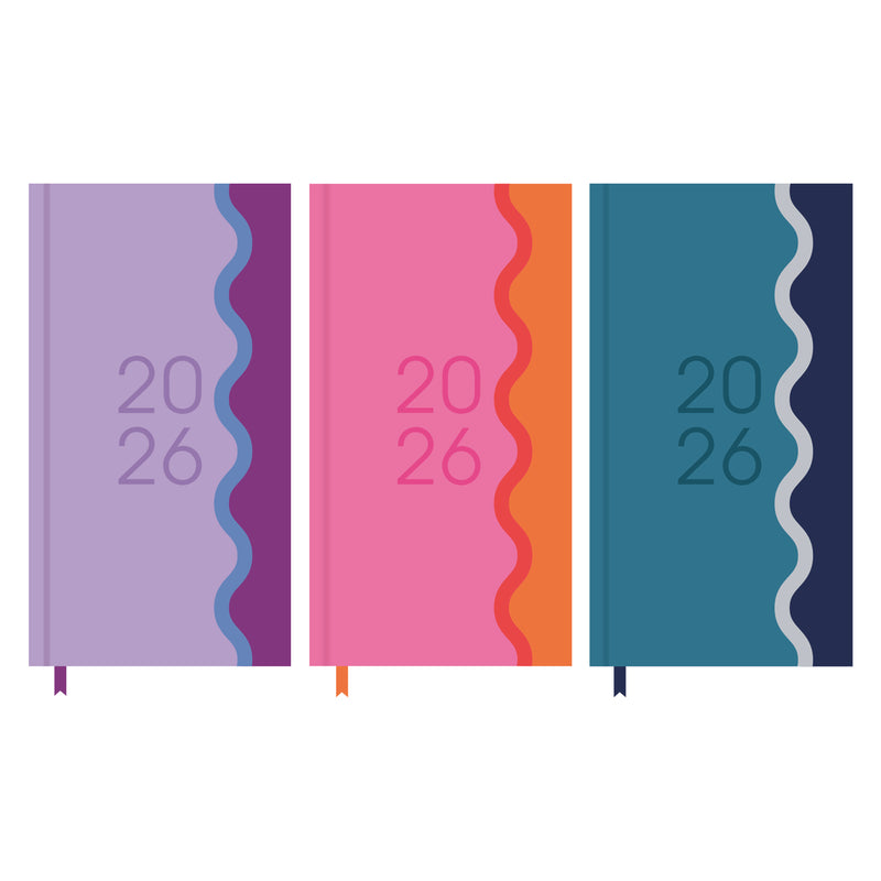 Agenda Fashion Slim 2026 - Bloco De Cor