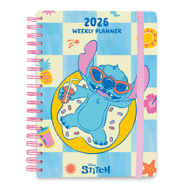 Agenda Anual 2026 Sem A5 - Disney Stitch