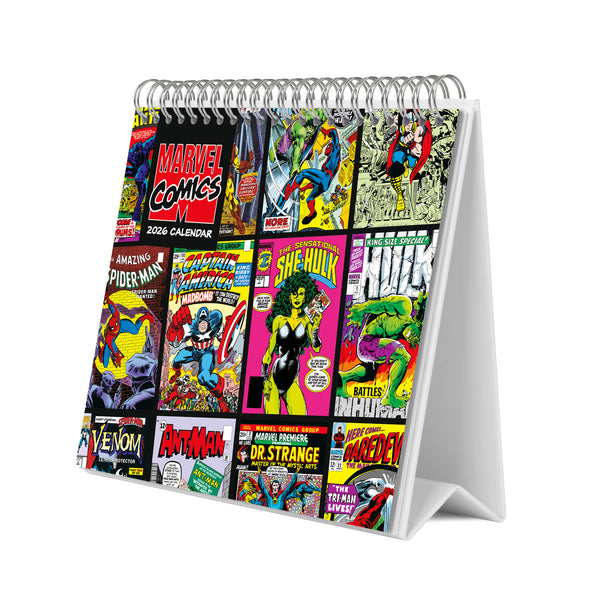 Calendário De Secretária 2026 - Marvel