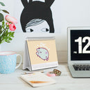 Calendário De Secretária 2026 - Pusheen