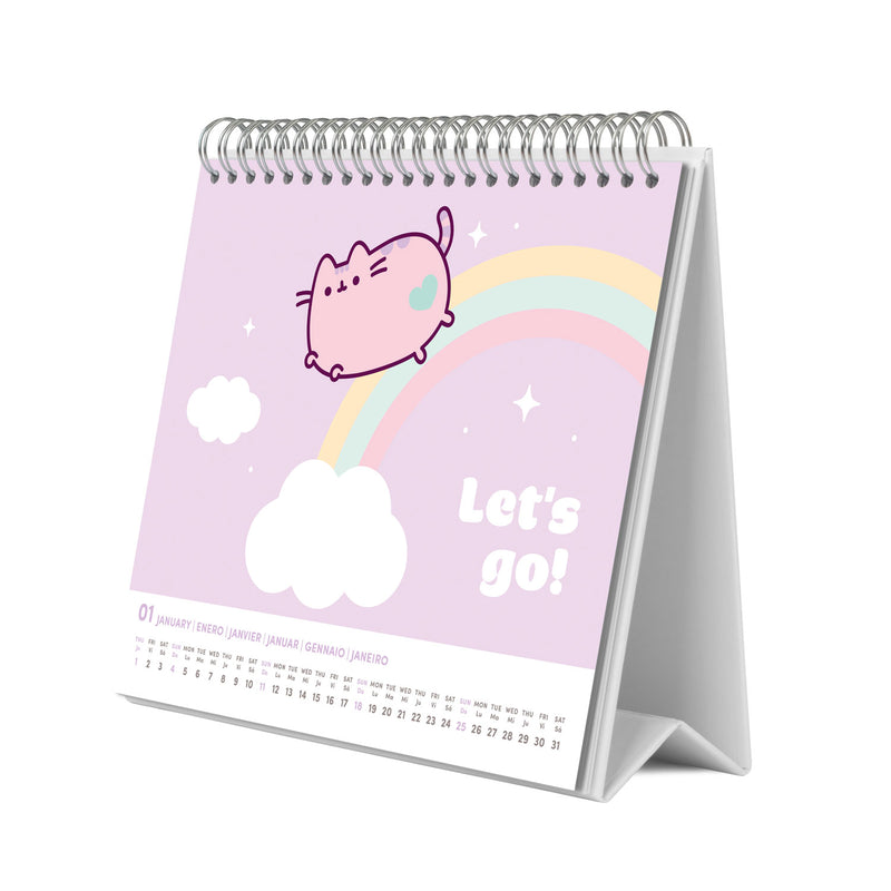 Calendário De Secretária 2026 - Pusheen