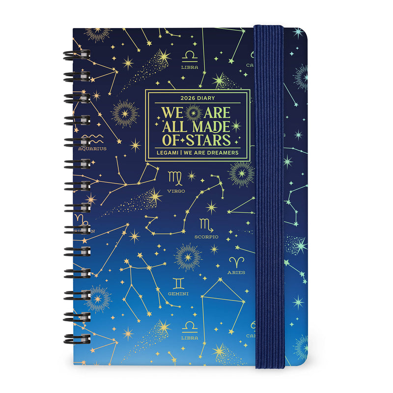 Agenda 12 Meses 2026 -Estrelas Espiral