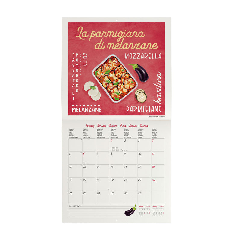 Calendário 2026 - La Dolce Vita 30X29
