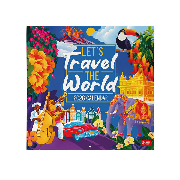 Calendário 2026 - Lets Travel 30X29