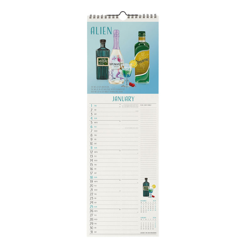 Calendário 2026 - Cheers 16X49