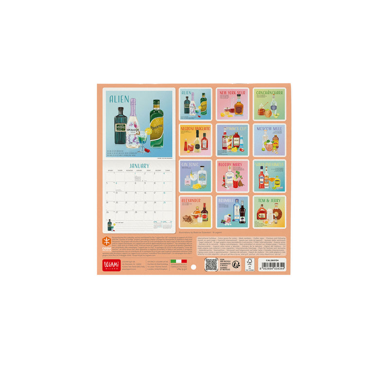 Calendário 2026 - Cheers 18X18