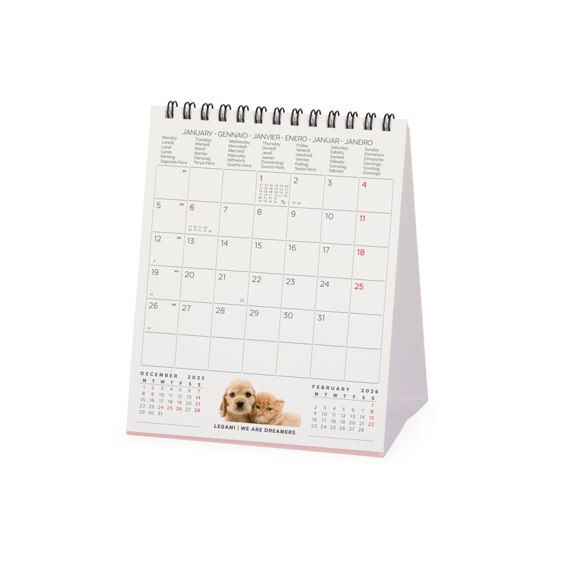 Calendário 2026 - Best Friends 12X14,5