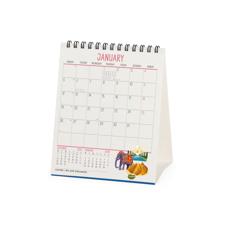 Calendário 2026 - Let'S Travel 12X14,5