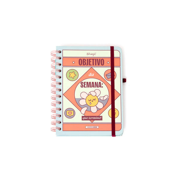 Conjunto Agenda 2026 Caneta - Objetivo Semana